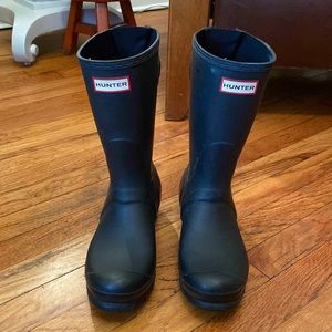 HUNTER Women’s Short Back Adjustable Rain Boots
